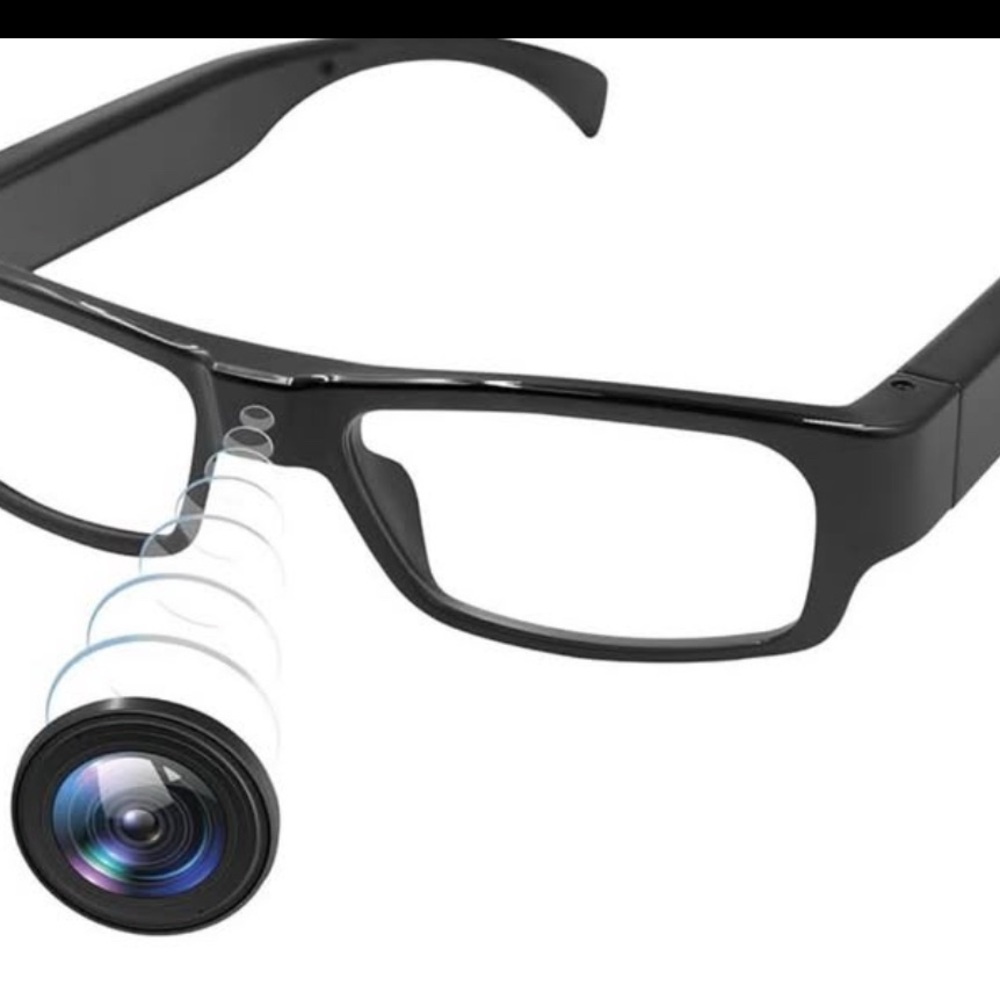 Outdoor sports glasses with 1080P HD video recording capabilities;